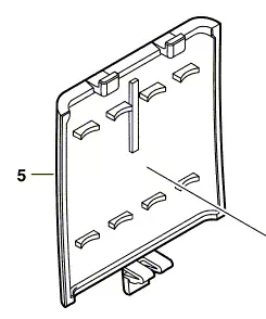 Couvercle batterie réf. 2 609 100 794 Bosch